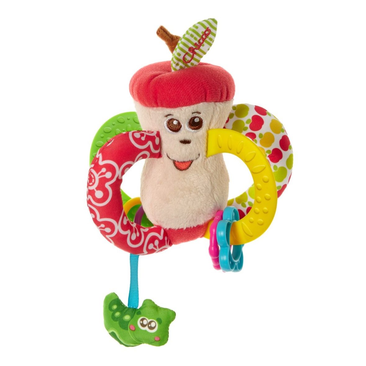 Sonaglio in Peluche Mela afferra facile