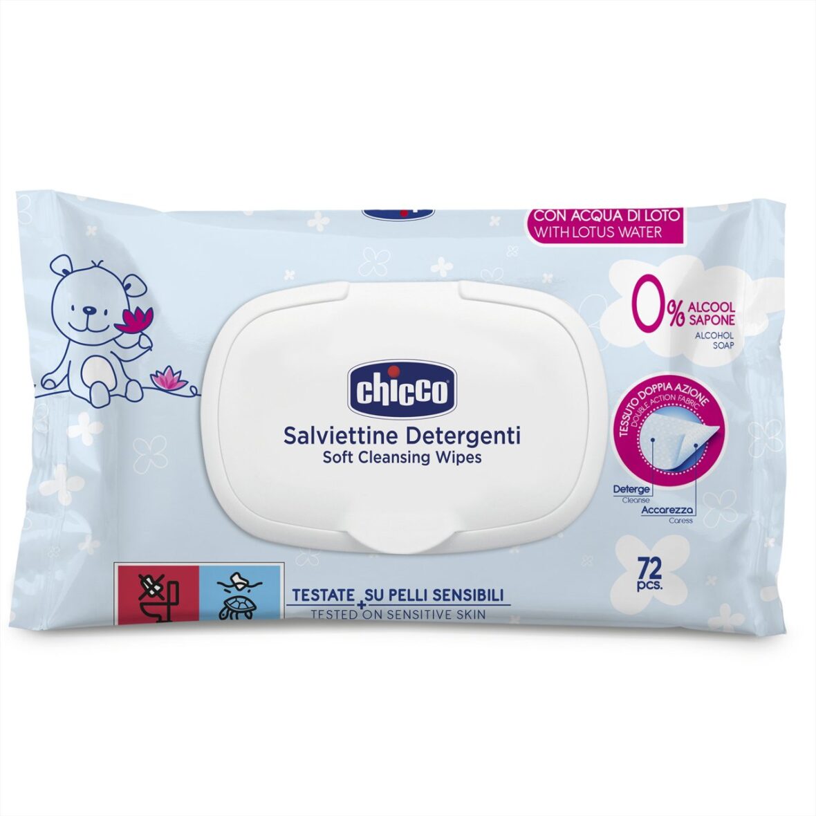 CHICCO SALVIETTINE DETERGENTI CON PLACCHETTA