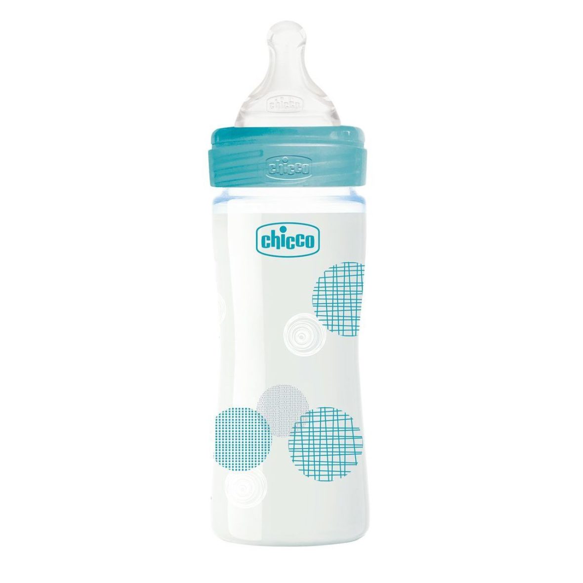Biberon Benessere 240ml Flusso Lento in Vetro