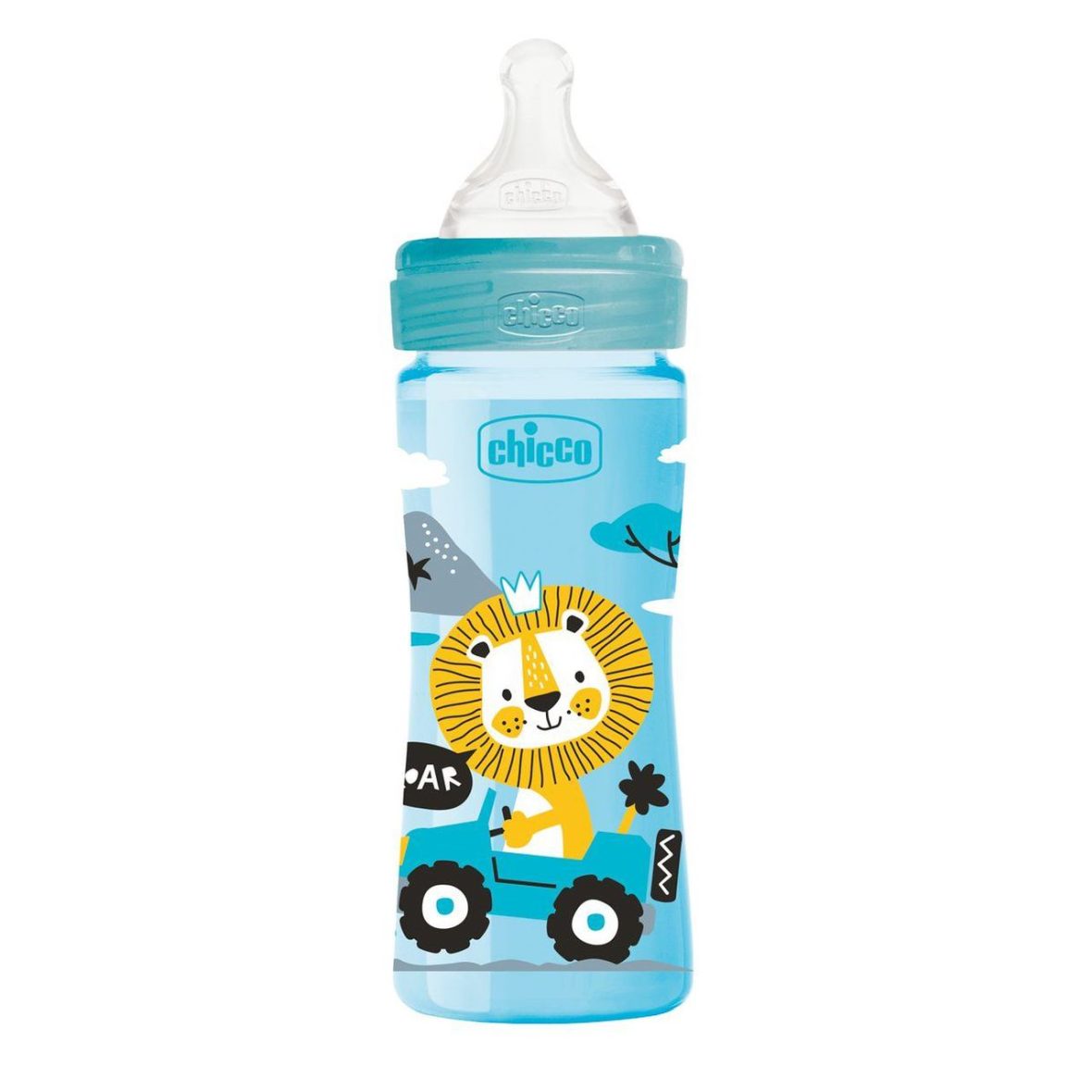 Biberon Benessere 250ml Flusso Medio in Plastica