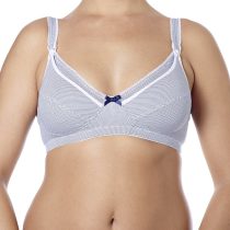 Reggiseno allattamento in cotone stretch blu - varie taglie1