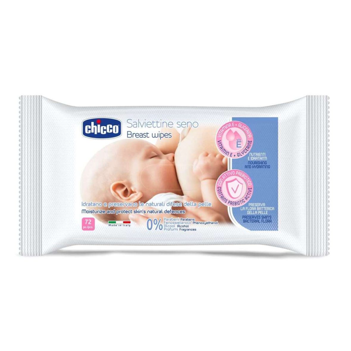 Salviettine detergenti seno 72 pz NEW