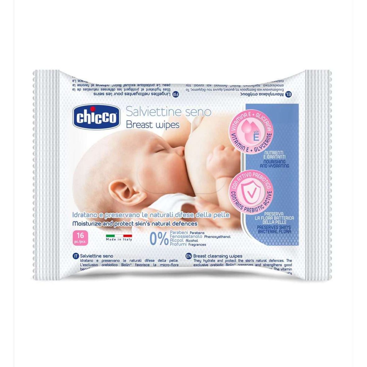 Salviettine detergenti seno 16 pz NEW