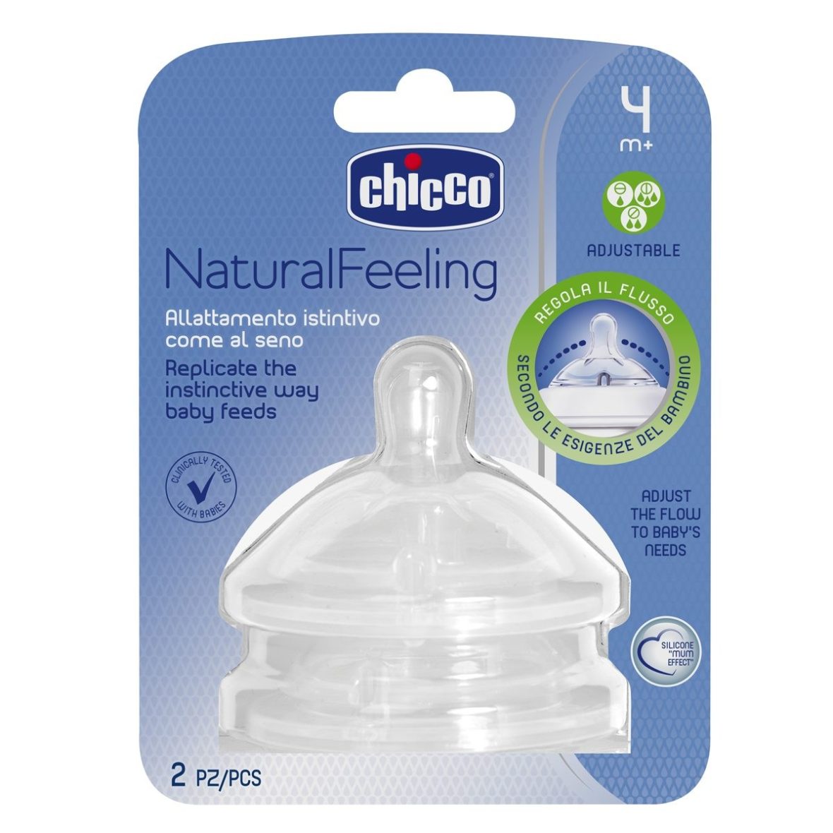 Tettarella NaturalFeeling 4m+ regolabile 2 pz