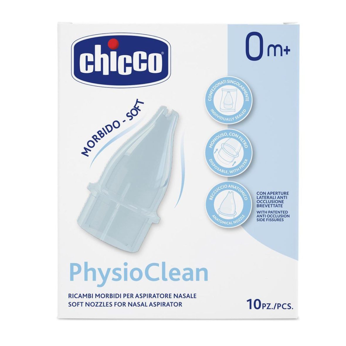 CHICCO Physioclean Ricambi 10 becucci