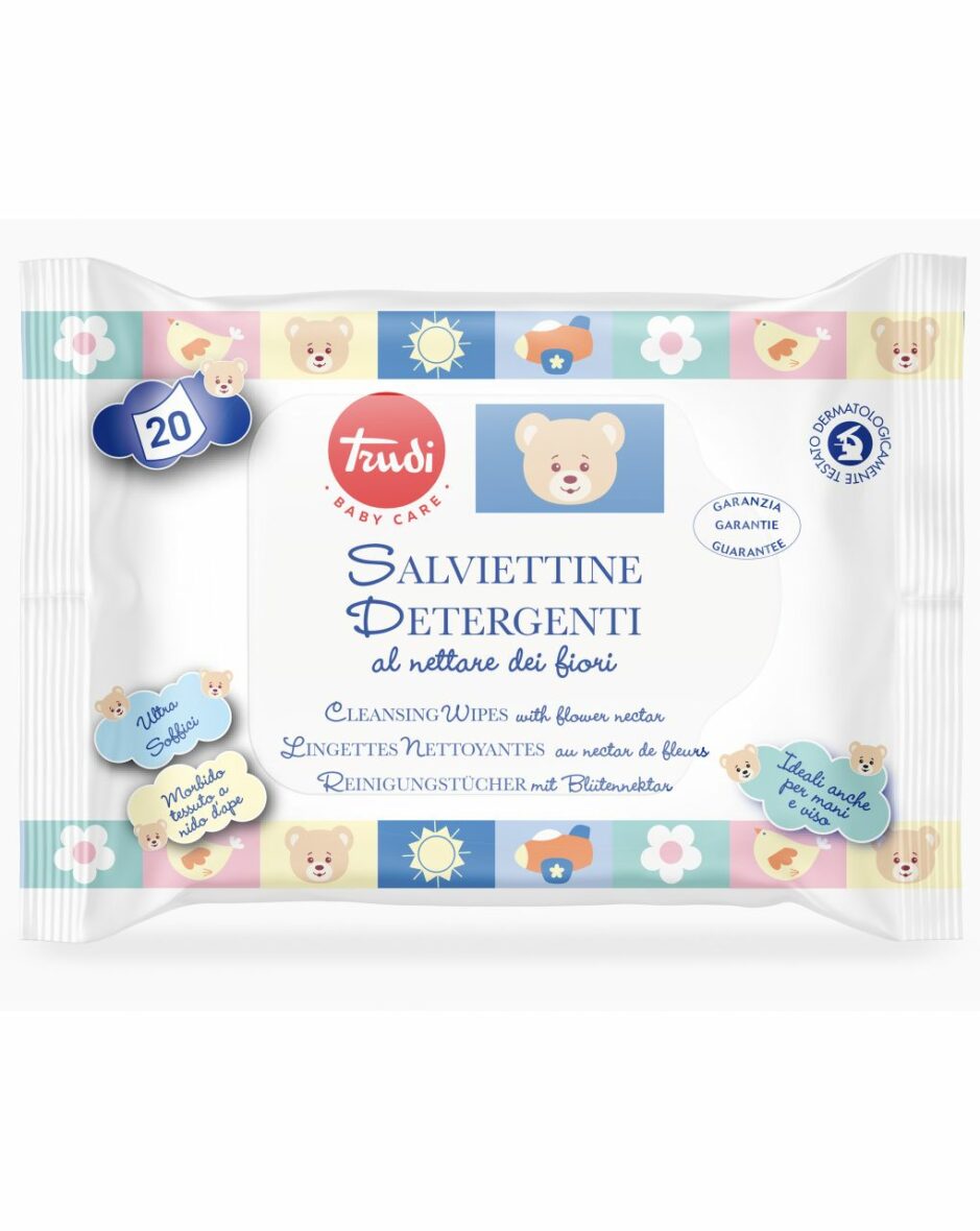 TRUDI Salviettine detergenti al nettare dei fiori 20 pcs