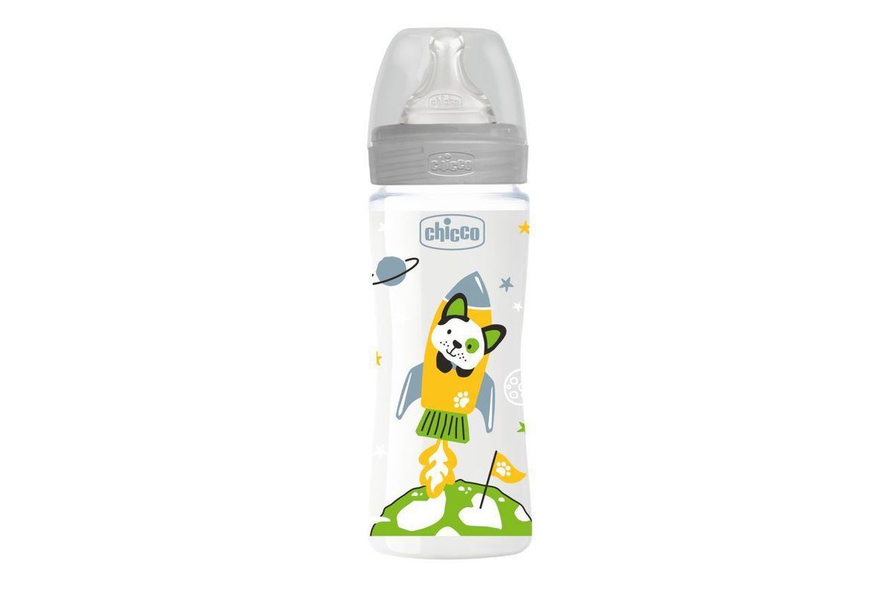 Chicco Biberon Benessere UNISEX 330ml 3fori SIL