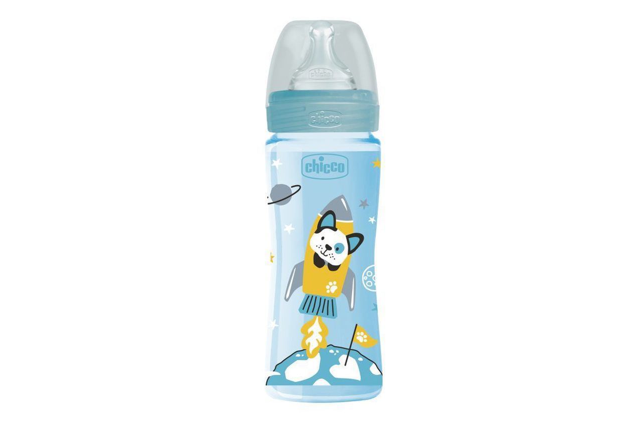 Chicco Biberon Benessere BOY 330ml 3fori SIL