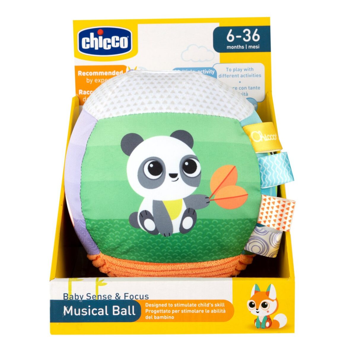 CHICCO PALLA MUSICALE Baby Senses & Focus